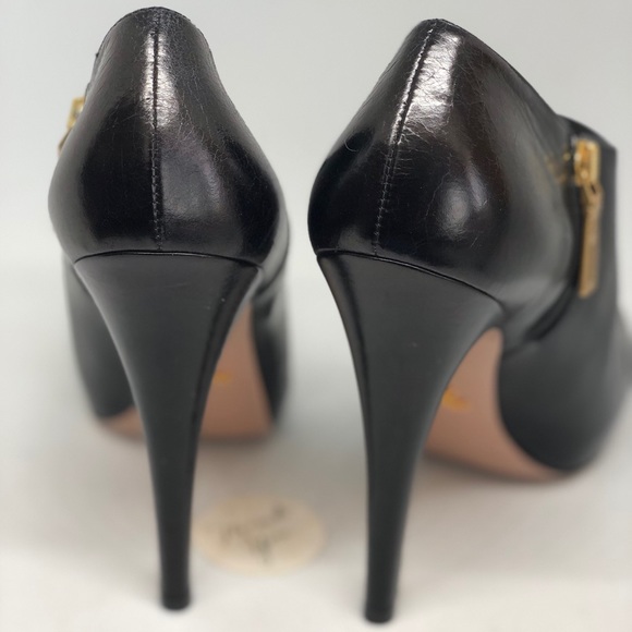 PRADA💥SOLD OUT💥Ankle Black Boots Size 40/US 9 - Picture 7 of 8